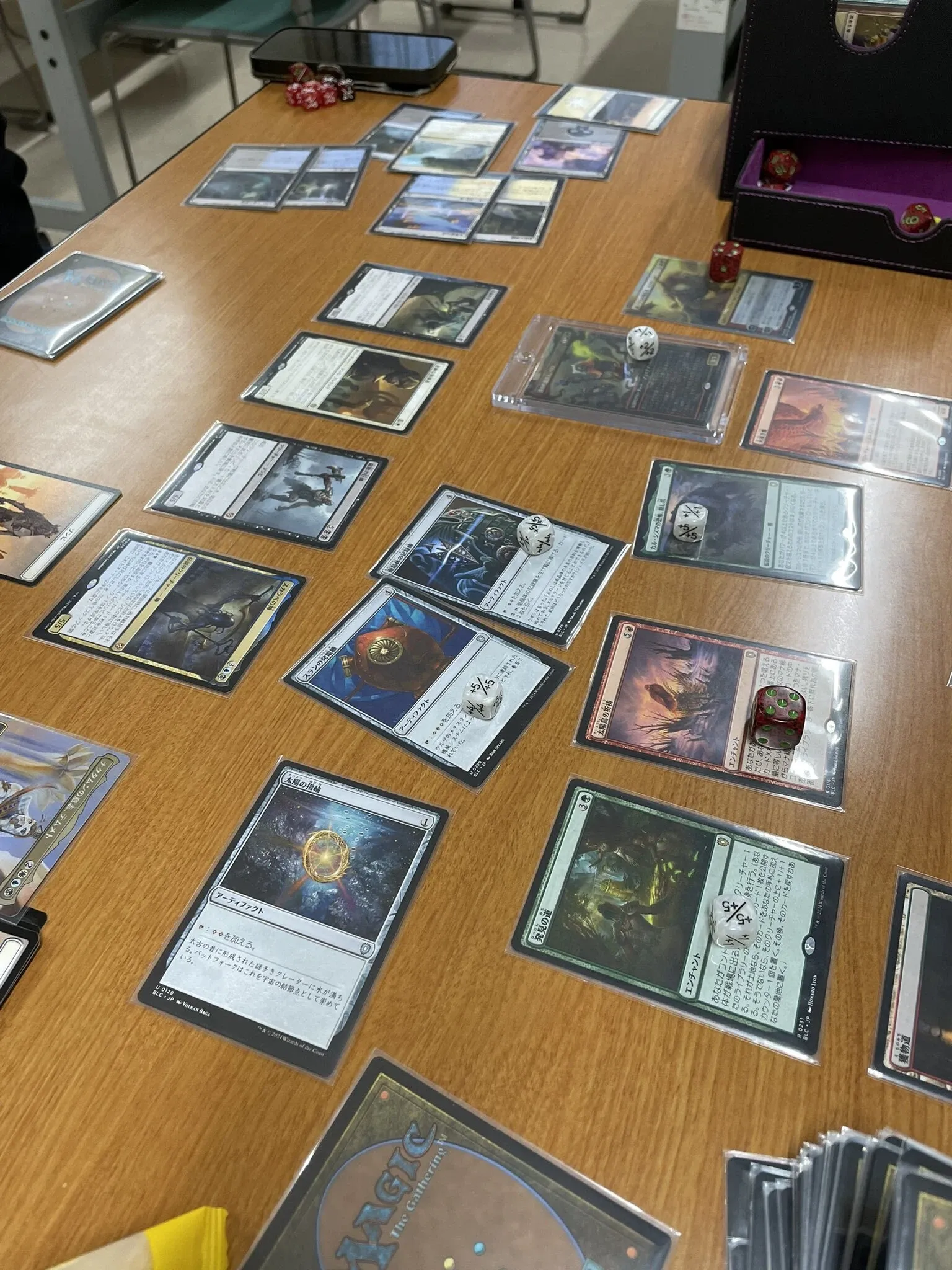 MTGイベント参加時の卓上